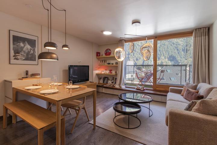 Gîte pour 4 personnes, avec balcon dans Office De Tourisme De La Vallee Blanche - 3