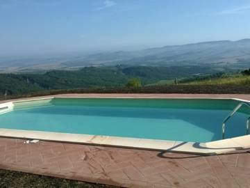 Villa Con Piscina per 12 Persone in Radicofani, Val d’Orcia, Foto 1