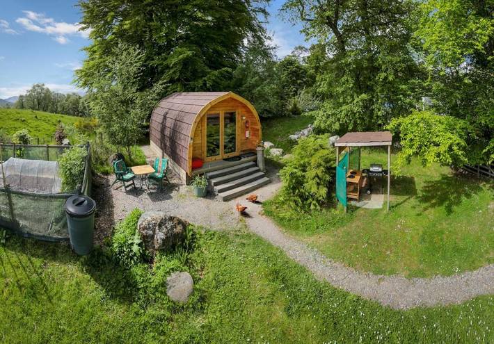 Camping voor 2 personen, met Tuin en Uitzicht in Cairngorms National Park