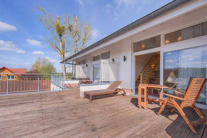 Ferienwohnung für 2 Personen, mit Sauna und Balkon, mit Haustier in Mirow