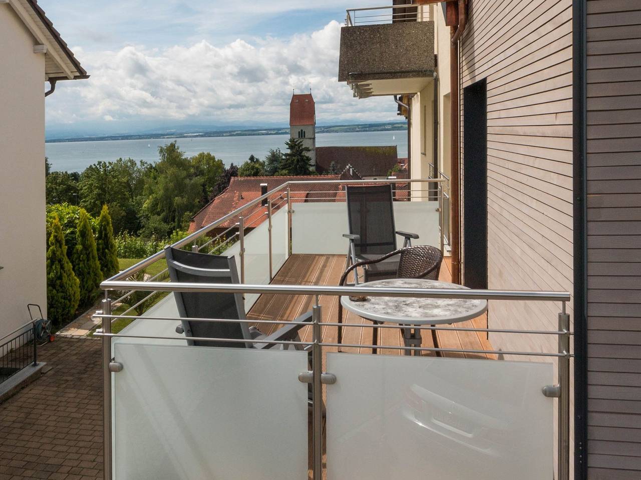Hotel Mohren Hagnau am Bodensee - Komfortzimmer mit seitlichem Seeblick in Hagnau am Bodensee, Region Bodensee-Oberschwaben