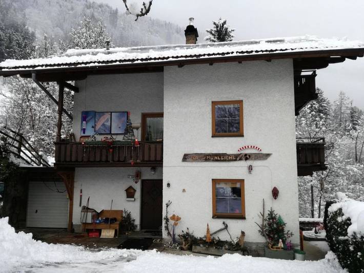 Vakantiewoning voor 3 personen, met uitzicht en terras in Finkenberg