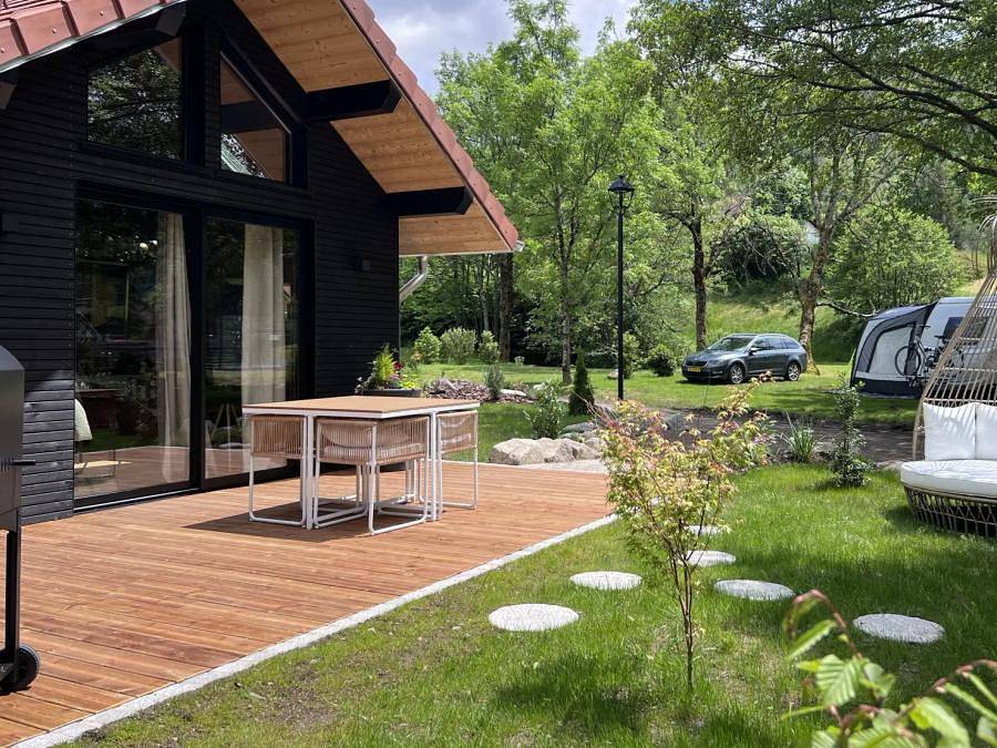 Sunêlia Domaine de Champé - Ferienhaus 2 personen - La Cabane à Ingrid 30m² - 1 Schlafzimmer / 1 Badezimmer -. in Bussang, Regionaler Naturpark Belchen der Vogesen