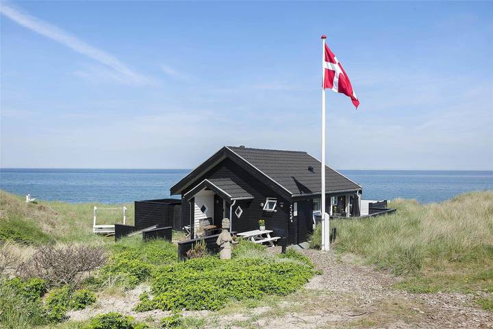 Ferienhaus mit Meerblick für 4 Personen, mit Terrasse, mit Haustier in Dänemark an der Nordsee