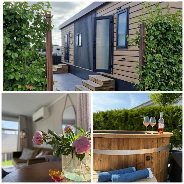 Chalet voor 4 personen, with tuin and sauna as well as whirlpool in Noord-Holland