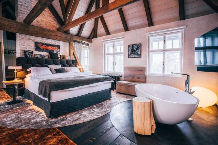 Location de vacances pour 3 personnes, avec jacuzzi et terrasse à Český Krumlov - 2