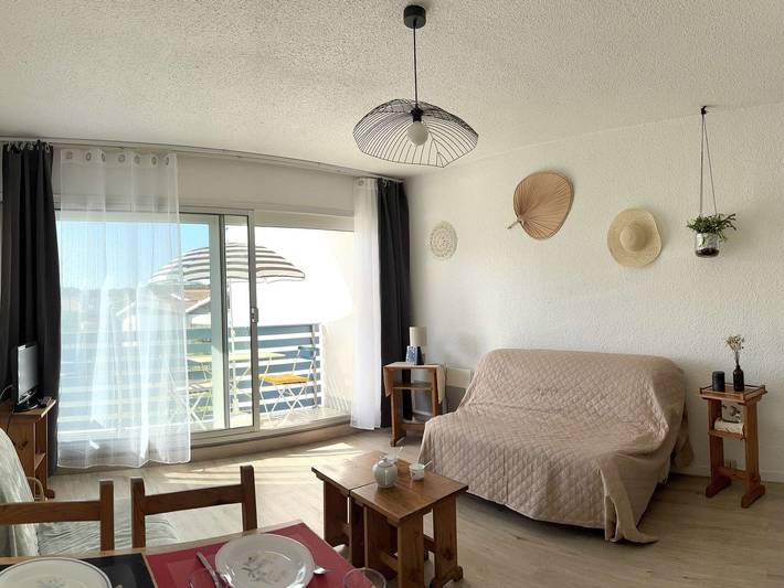 Ganzes Studio, Studio-Kabine Nahe Ozean mit Balkon und Parkplatz in Biscarrosse Plage, Biscarrosse