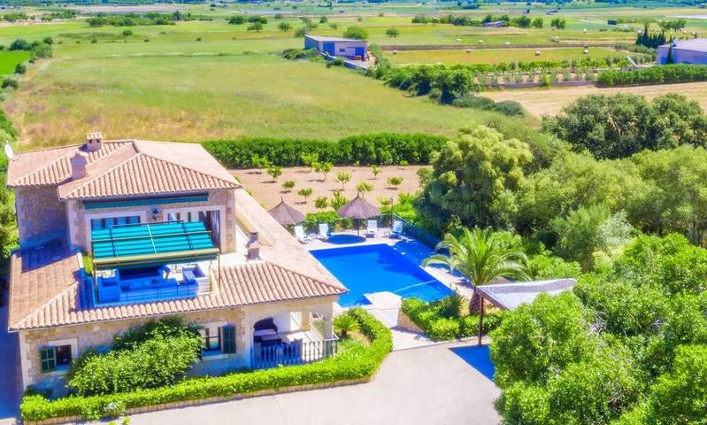 Finca für 12 Personen, mit Garten und Pool, kinderfreundlich in Petra (Mallorca) - 3