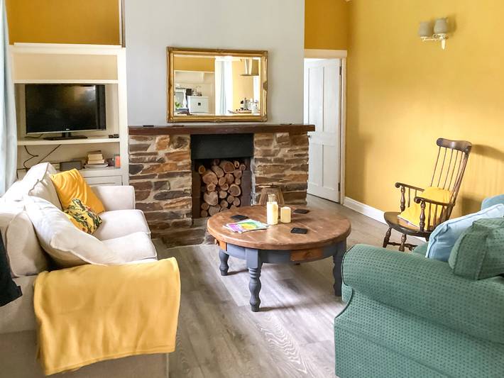 Log cabin for 3 people, with garden in Perranporth