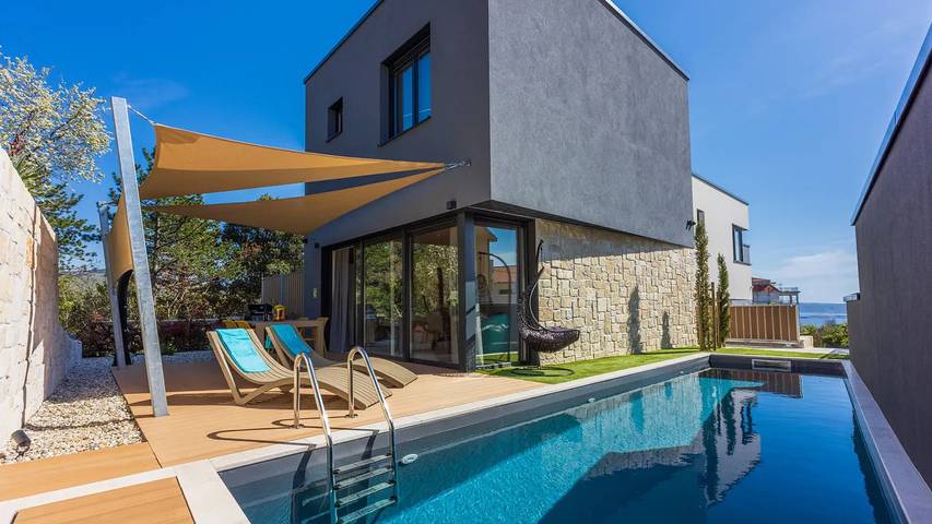 Ferienhaus für 4 Personen, mit Terrasse und Garten sowie Pool in Crikvenica - 2