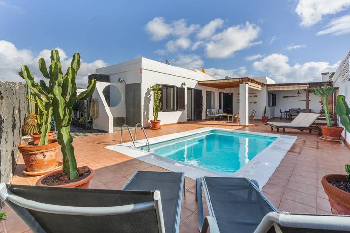 Villa pour 6 personnes, avec jardin à Playa Blanca