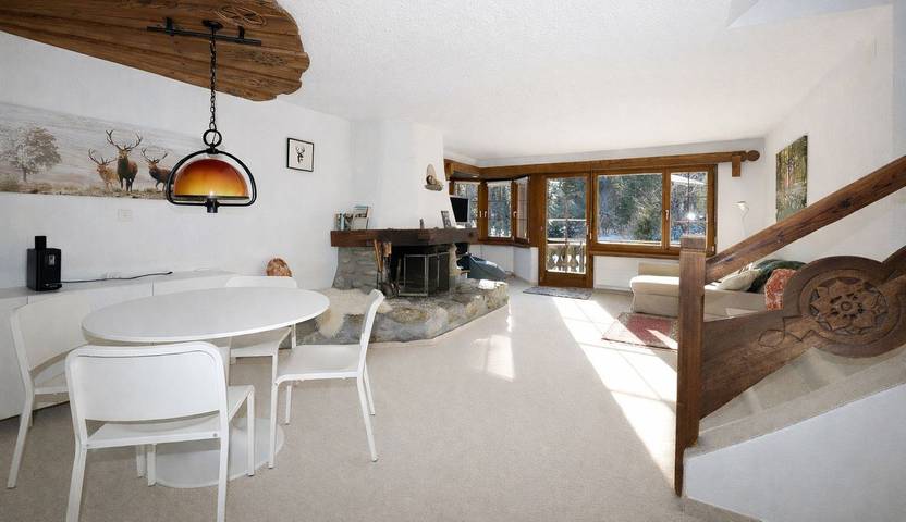 Ganze Wohnung, 3½-Zimmer-Wohnung direkt an der Skipiste in Vaz/Obervaz, Plessur Alpen