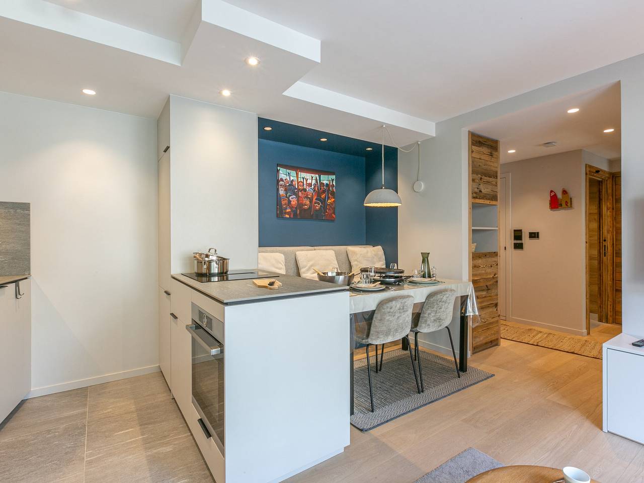 Apartamento entero, Elegante residencia nueva con wifi y garaje, al pie de las pistas en Val-d'Isère in Val-d'Isère, Parque Nacional de Vanoise