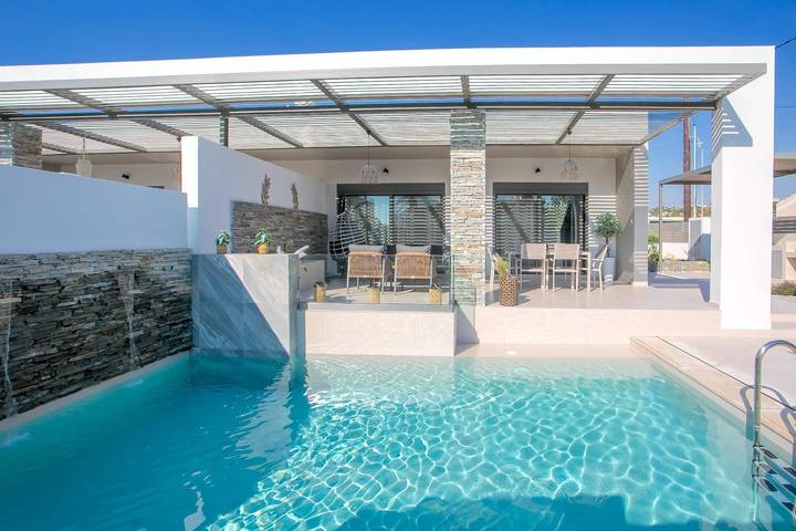 Ferienhaus für 4 Personen, mit Whirlpool und Terrasse in Afantou - 2