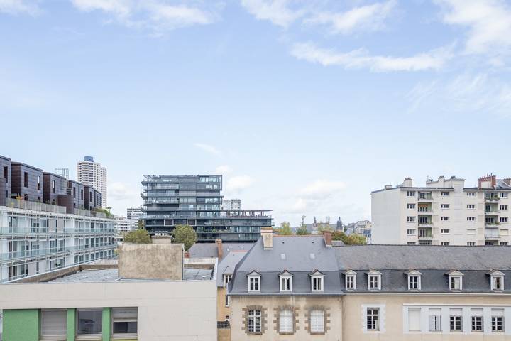 Appartement entier, L'Ao - Appt Vue sur les toits de Rennes in Rennes, Région de Rennes