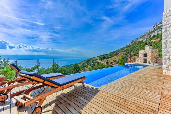 Villa pour 9 personnes, avec vue ainsi que piscine et jardin à Mimice - 2