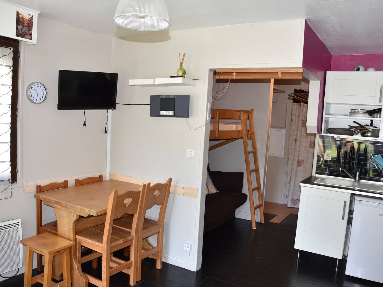 Estudio entero, Estudio sur 4 pers, cerca del centro, terraza in Pralognan-la-Vanoise, Parque Nacional de Vanoise