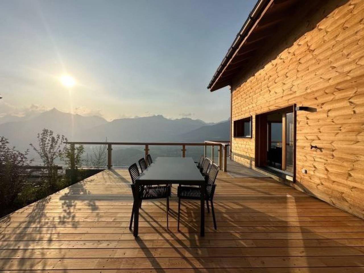Ferienhaus für 6 Personen mit Terrasse in Les Agettes, Walliser Alpen