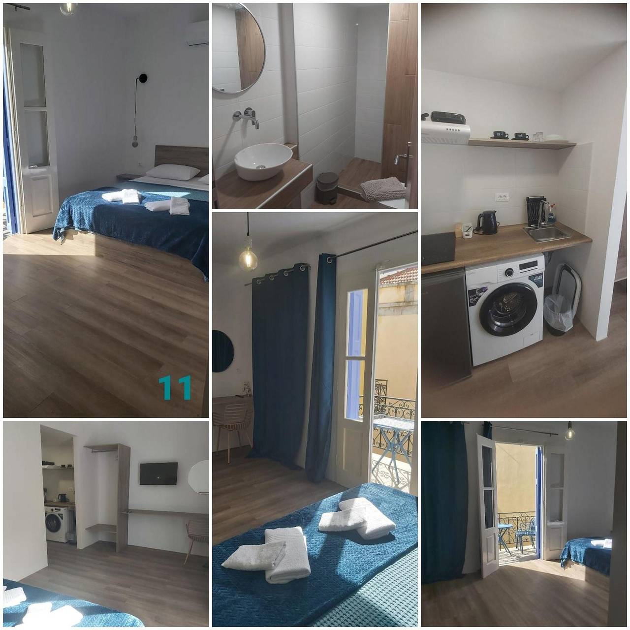 Entire studio, Studio '11' with Private Balcony, Kitchenette, Wi-Fi and Air Conditioning in Ano Symi, Turkish Aegean