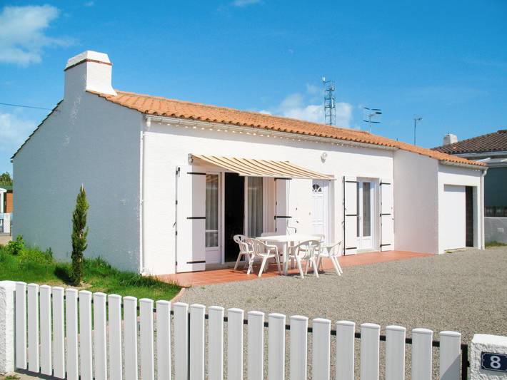 Ferienhaus für 4 Personen, mit Terrasse und Garten