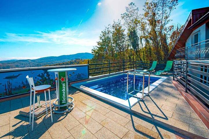 Ferienhaus für 5 Personen, mit Terrasse