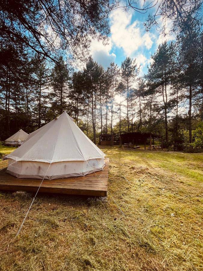 Kemping dla 6 osób, z ogród i widok, zwierzęta dozwolone na Pomorze