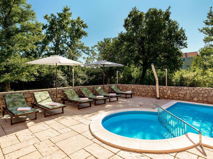 Ferienwohnung für 5 Personen, mit Kinderpool und Balkon in Silo (Krk) - 4