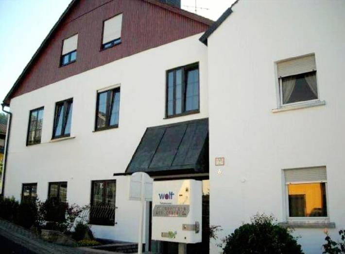 Ferienwohnung für 5 Personen, mit Terrasse und Garten sowie Ausblick in Bad Bocklet