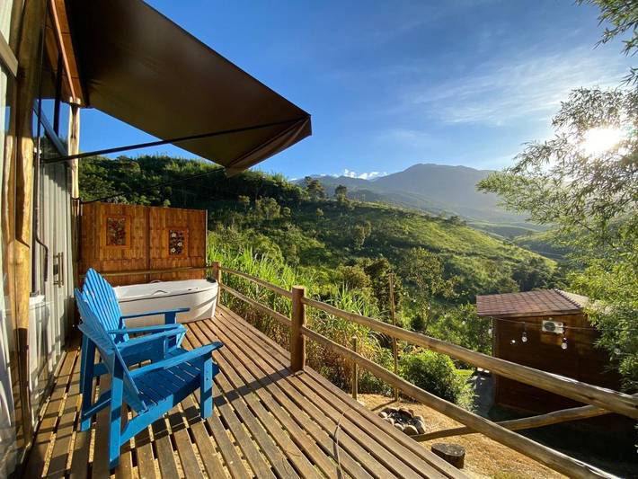 Hôtel pour 2 personnes, avec jardin et vue ainsi que sauna et piscine, animaux acceptés à Resende (Brasil) - 3