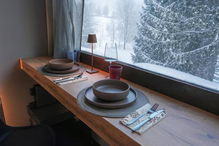 Ferienwohnung für 2 Personen, mit Ausblick und Sauna sowie Balkon - 1