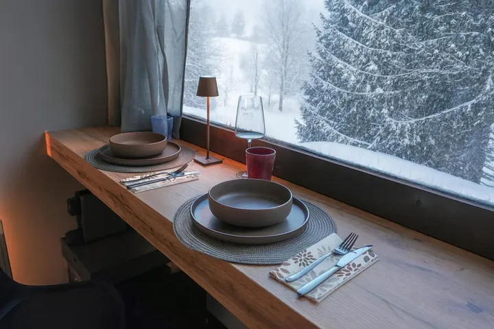 Ferienwohnung für 2 Personen, mit Balkon und Sauna sowie Ausblick - 1