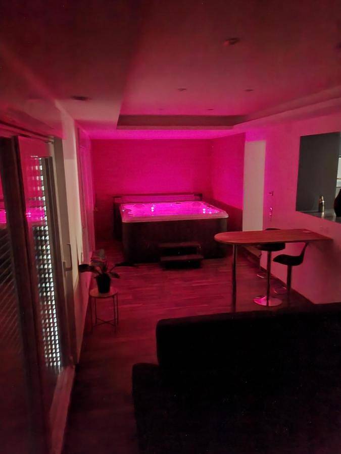 Gîte pour 2 personnes, avec Jacuzzi ainsi que Terrasse et Vue à Sarralbe