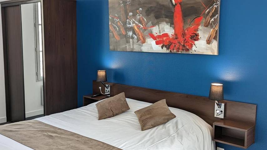 Hôtel pour 2 personnes, avec terrasse et jardin, animaux acceptés à Gémozac - 3