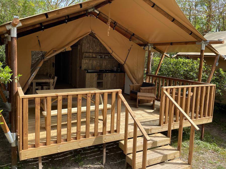 Camping Lodges & Nature - Safarizelt 6 personen - Safari Lodge in Avignon, Vaucluse