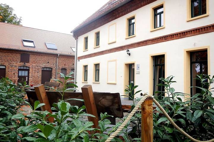 Ferienhaus für 20 Personen, mit Garten in Rackwitz