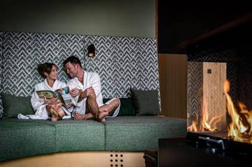 Gîte pour 2 personnes, avec jardin ainsi que vue et sauna à Steeg