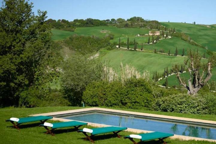 Villa für 8 Personen, mit Garten in Pienza