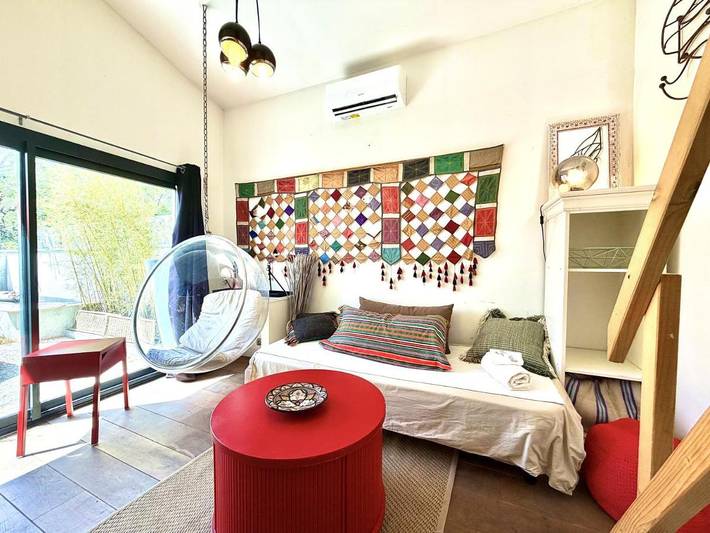 Location de vacances pour 3 personnes, avec Terrasse et Jardin à Launaguet