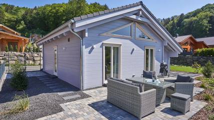 Ferienhaus für 4 Personen, mit Ausblick und Sauna sowie Garten, mit Haustier in Rieden (Eifel)