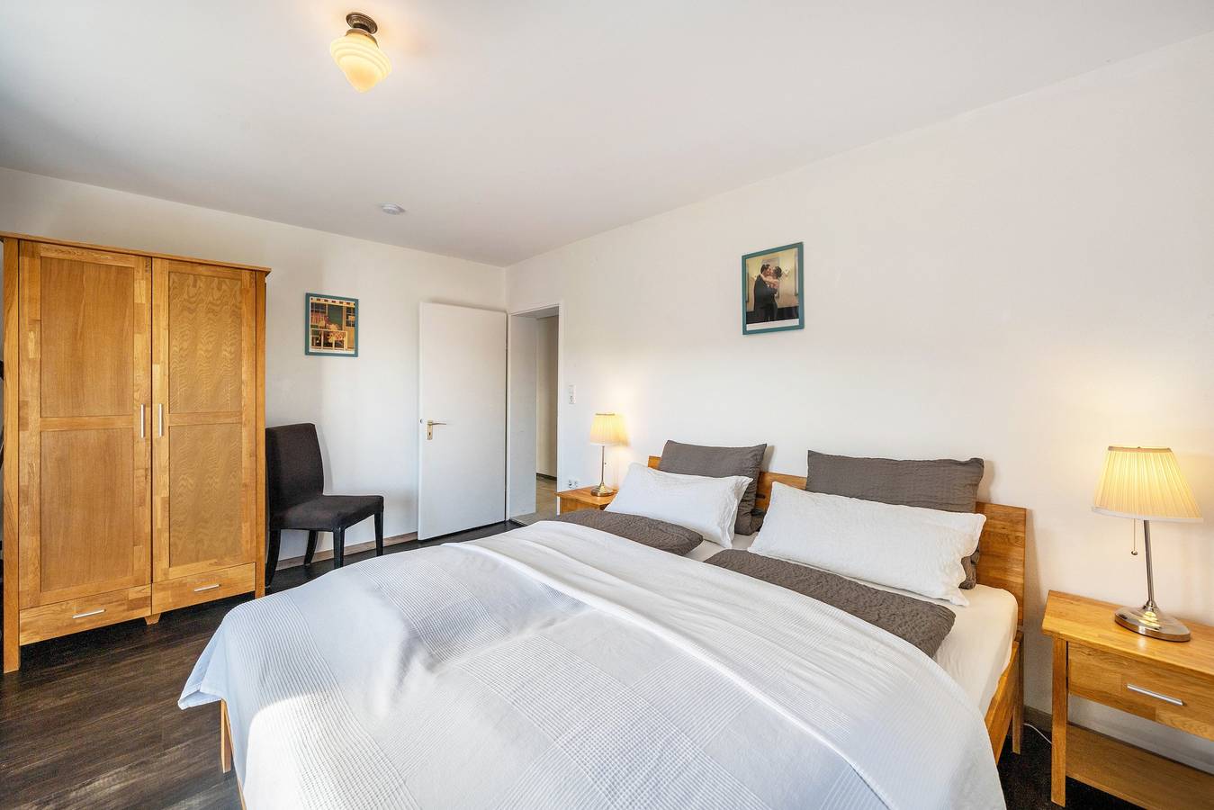 Appartement '60 m², 1 slaapkamer' met bergzicht, gedeeld terras en wifi, foto 12