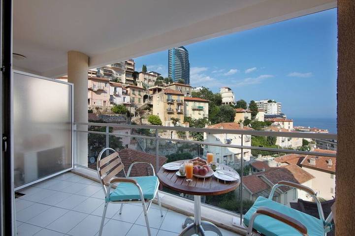 Appartement de vacances pour 2 personnes, avec balcon à Beausoleil