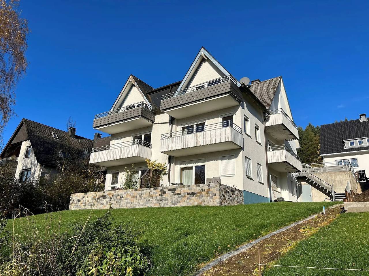 Ganze Wohnung, Apartment „Eisenberg“ mit Balkon und Wlan in Olsberg, die Mittelgebirge