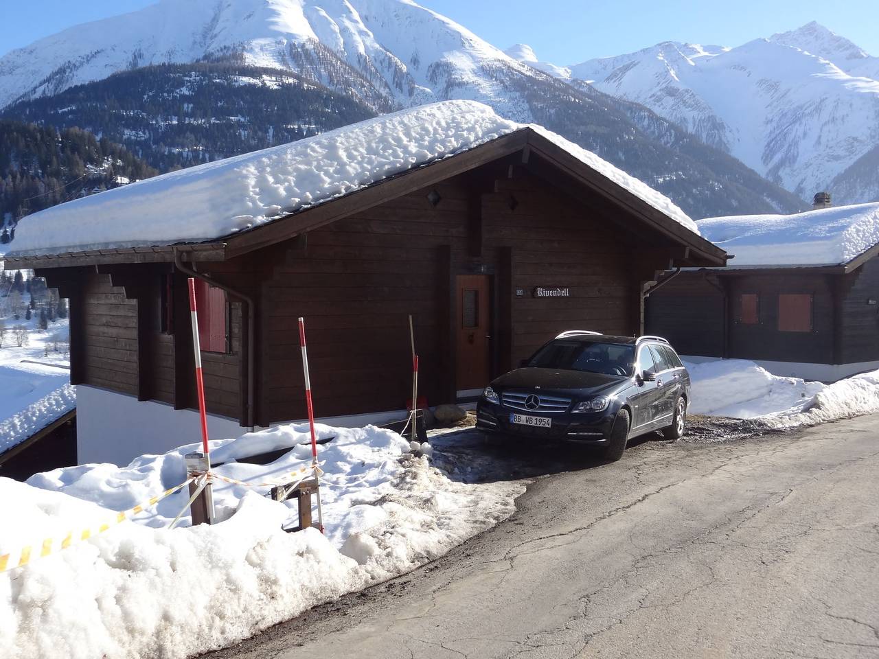 Chalet in Wiler bij Skilift & Uitzicht in Fiesch, Aletsch Arena