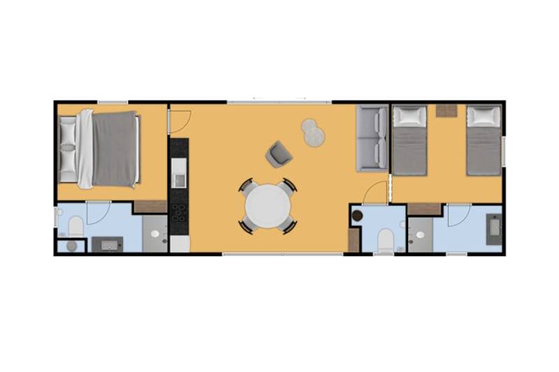 Rcn le Moulin de la Pique — Mobil home Urval, foto 7