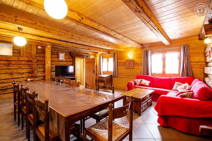 Chalet pour 12 personnes, animaux acceptés dans Massif du Mont-Blanc - 3