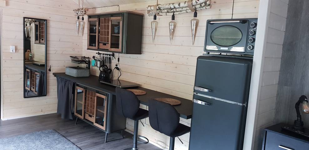 Studio entier, Tiny House 'Weißenthalsmühle Birkenhäuschen' avec terrasse privée in Niedenstein, Arrondissement de Schwalm-Eder