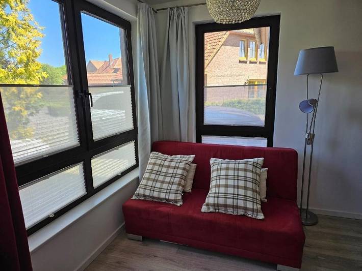 Ferienwohnung für 3 Personen, mit Terrasse und Garten