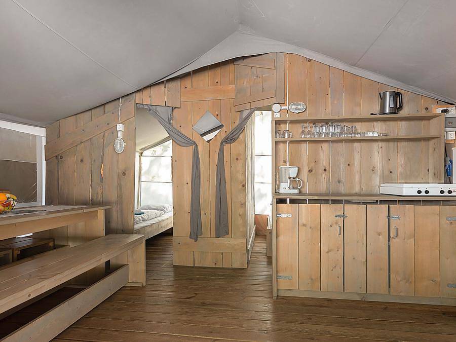 Camping Polari - Canvas and wooden tent 5 persons - Safari tent Luxe in Rovinj, Rovinj region
