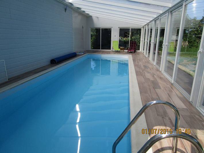 Gîte pour 5 personnes, avec Terrasse ainsi que Jardin et Piscine dans le Pas-de-Calais