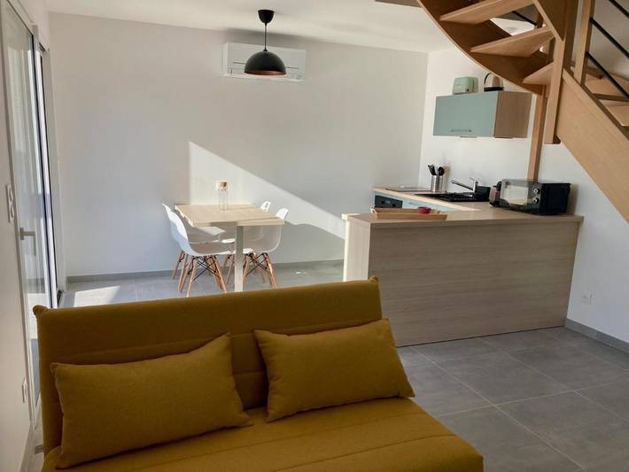 Appartement de vacances pour 4 personnes, avec terrasse, animaux acceptés